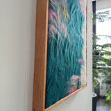 80's Arcade Felted Framed Wall Hanging